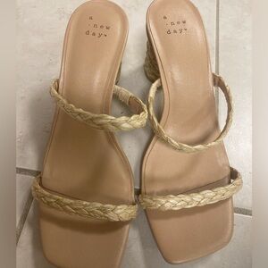 A New Day Straw Sandals